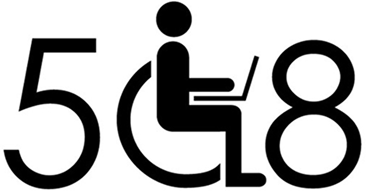 Section 508 federal accessibility compliance logo with accessibility icon